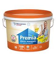 Washable paint for walls and ceilings Premia