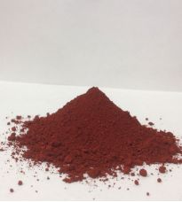 The pigment red iron oxide brand KR-303 has a red-brown color.
