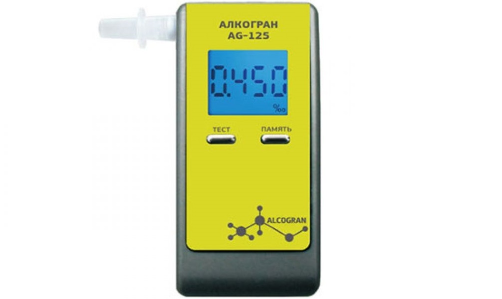 Electrochemical breathalyser ALCOGRAN AG-125 