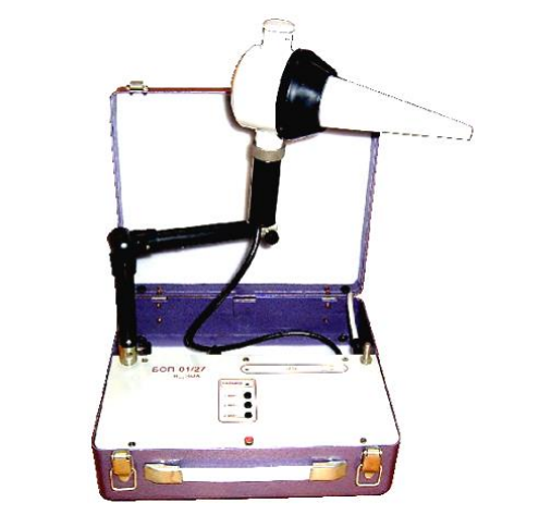 UV short-wave irradiator for single localized irradiation portable BOP-01/27-NanEMA