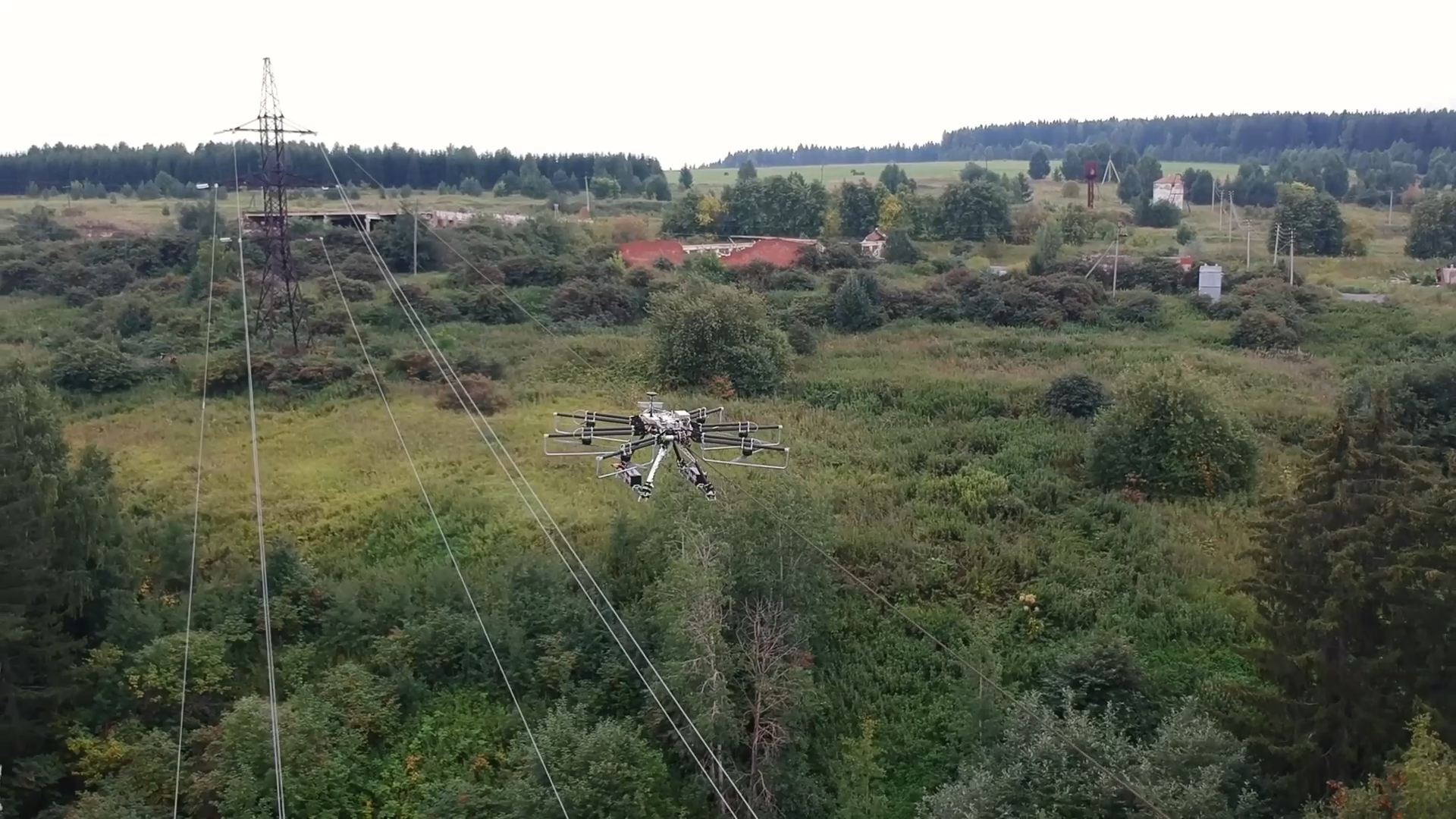 Express diagnostic of the OHL by CableWalker