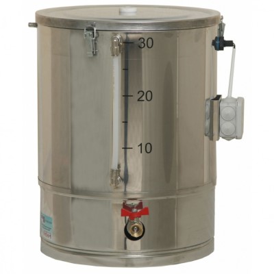 The collection for storage of the purified S-30 water