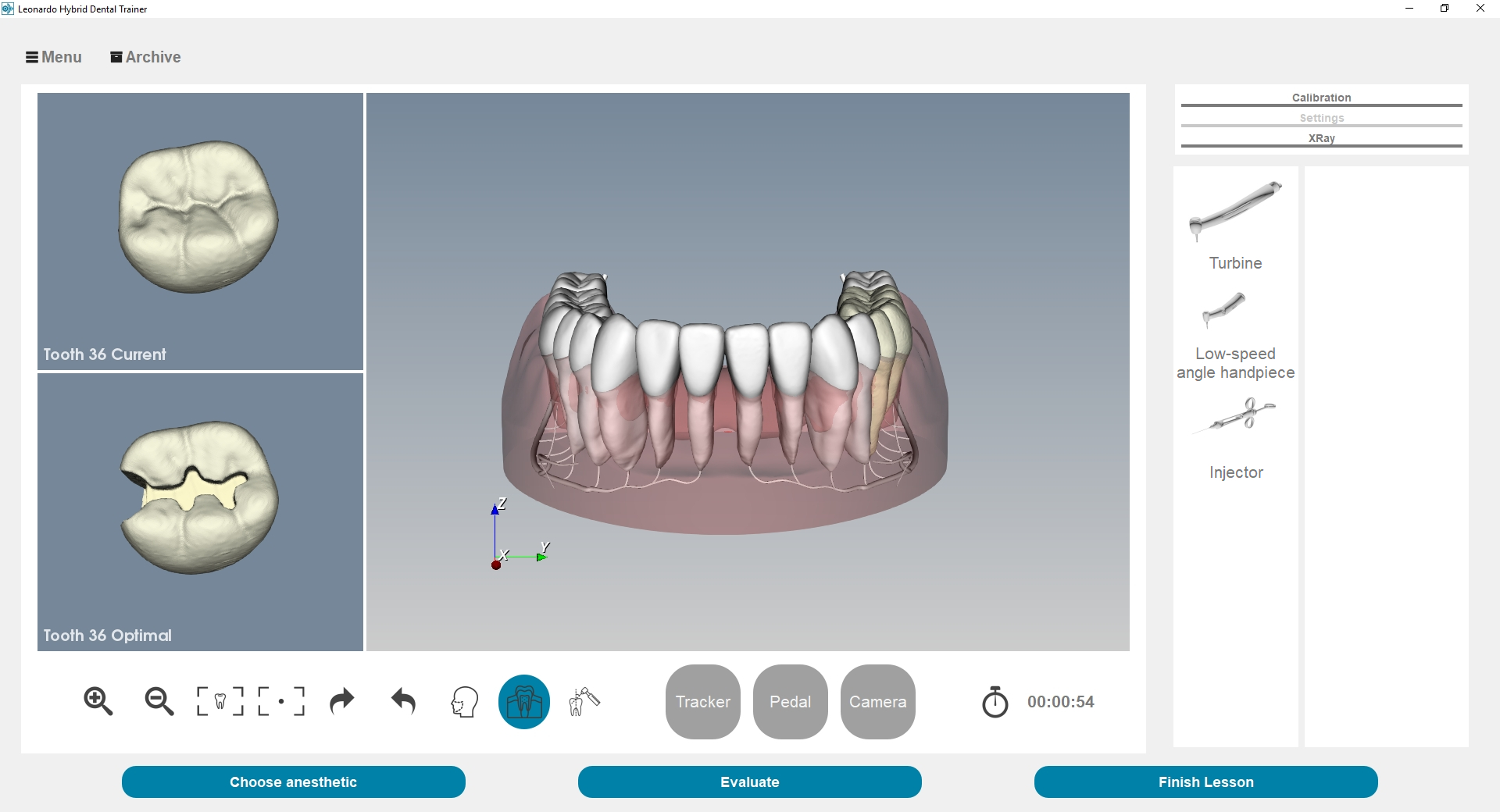 Hybrid virtual dental simulator «LEONARDO»