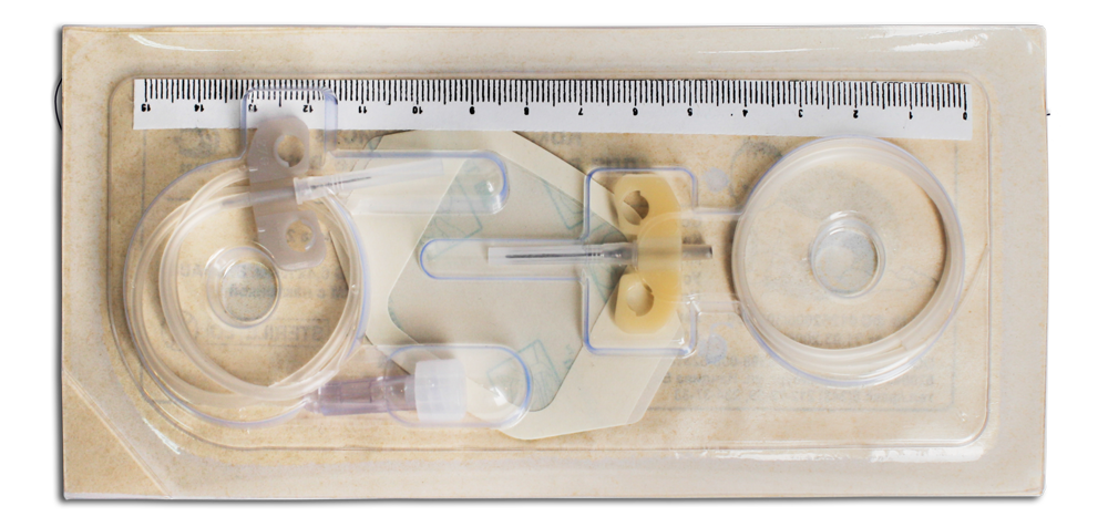Комплект устройств для вливания в малые вены стерильные