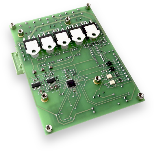 Development of power electronics and controllers