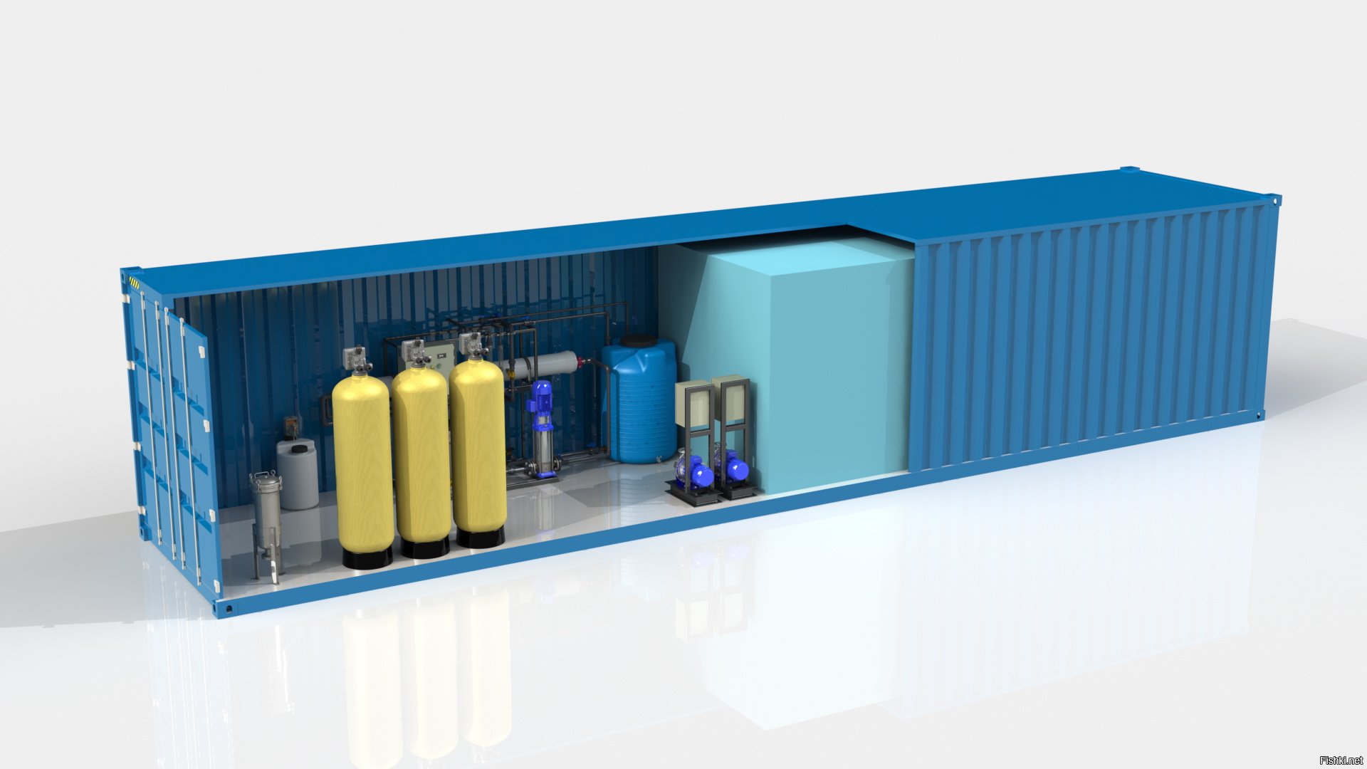 шкаф для очистки воды