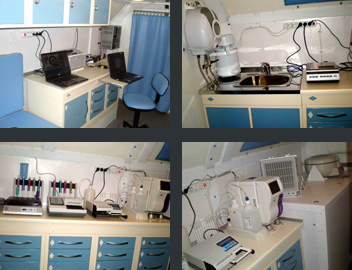 Laboratory clinical and diagnostic mobile 