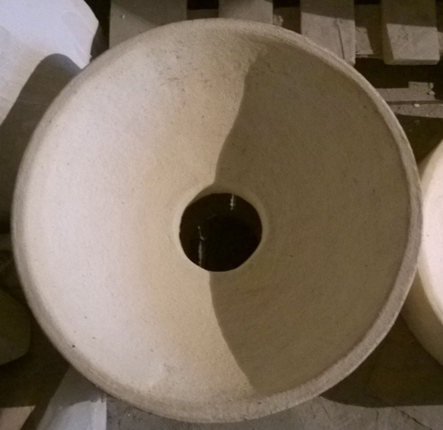 Bowl of multi-clay mass 440 mm in diameter