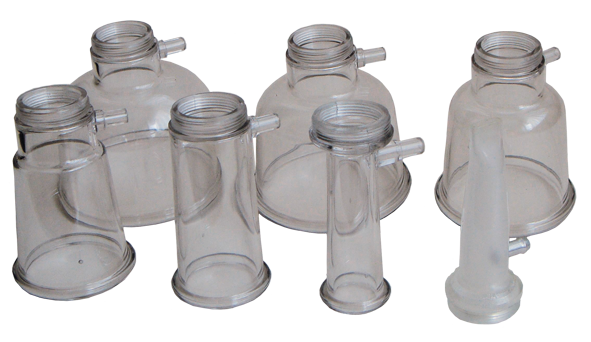 Apparatus for laser-vacuum therapy 