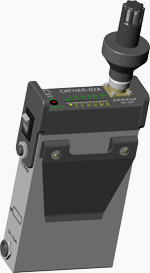 Gas analyzer signaling device 