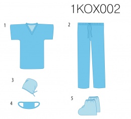 Surgical clothing set