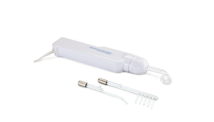 The device for treatment with a current of a natal frequency 