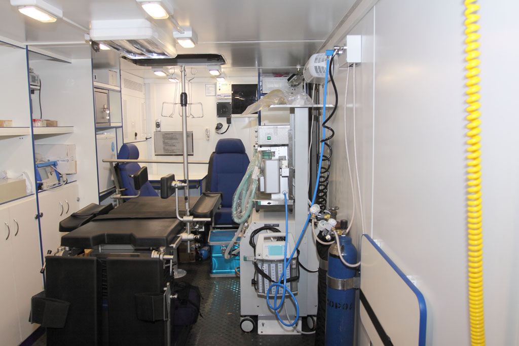 Special emergency medicine vehicle AMEP-UAZAP-AVS