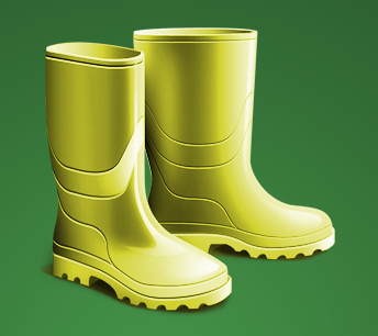 Polymer-textile shoes