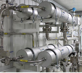 Membrane nitrogen plants