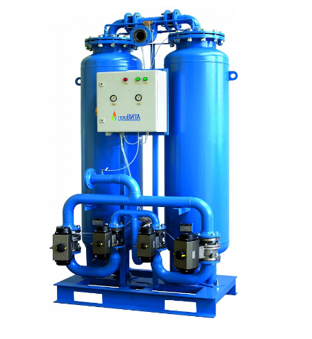 Cold regeneration adsorption dryers