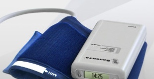 Monitor for daily blood pressure recording