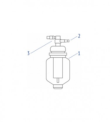Blood processing centrifuge bell