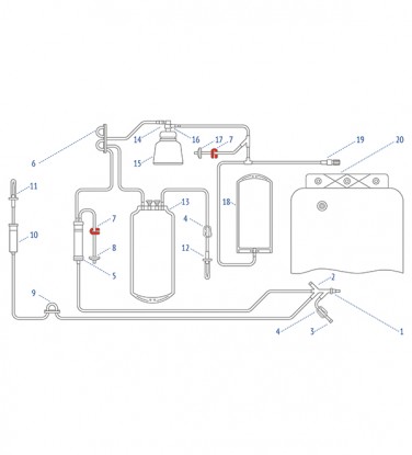 Therapeutic plasma exchange kit / plasmapheresis