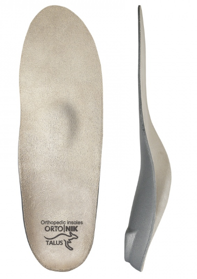 Orthopedic insoles with high sides 