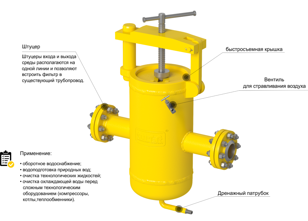 Фильтр щелевой дренажный