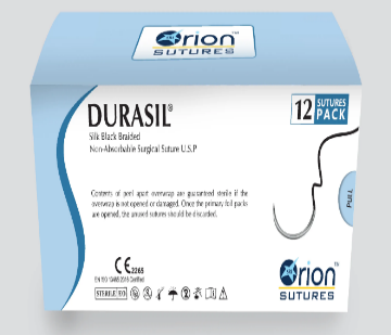 Black Braided Silk Suture