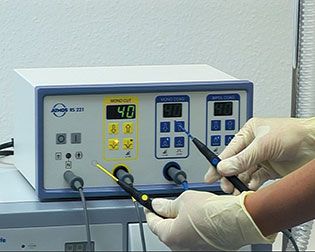 Radiosurgical device ATMOS RS 221 HNO