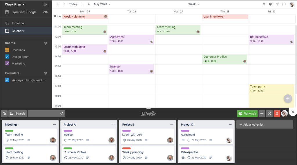 Planyway Team Calendar and Timeline