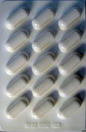 Packing and packaging of capsule, tablet forms of dietary supplements and chewing gum in a blister