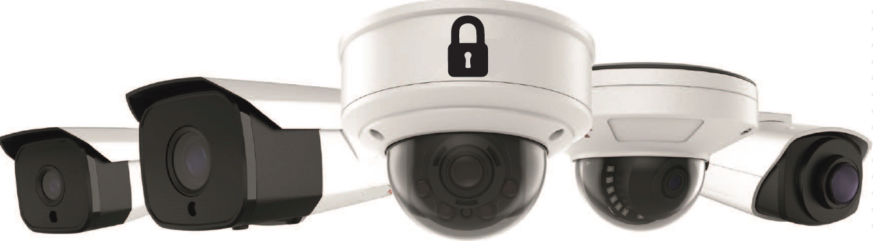 IP video camera with cyber protection