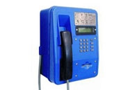 Universal payphone TMS-1517K4 with payment for negotiations with an electronic debit card