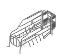Станок для опороса свиноматки, горячеоцинкованный 