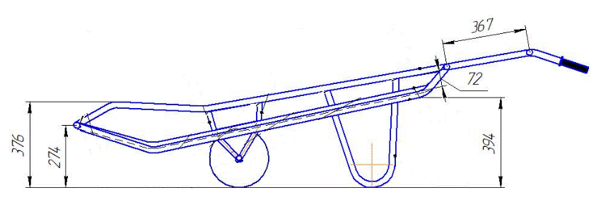 Тележка для падежа