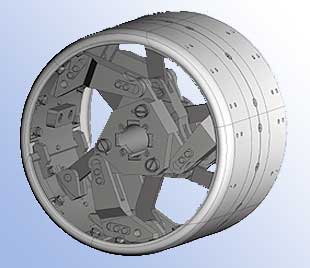 Шестисекторные барабаны к станкам для сборки покрышек