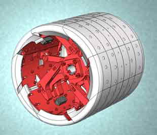 Восьмисекторные барабаны модульной конструкции к станкам для сборки покрышек
