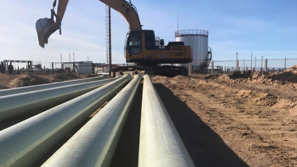 Fiberglass pipes for pipelines