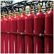 Automatic gas fire extinguishing systems
