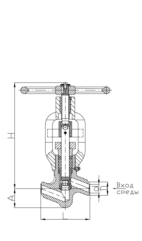 Клапаны запорные Ду 10-65 мм серий КЗ 104, КЗ 105