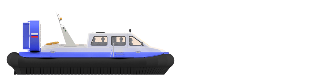 Скоростной амфибийный катер на воздушной подушке ПАРМА 11