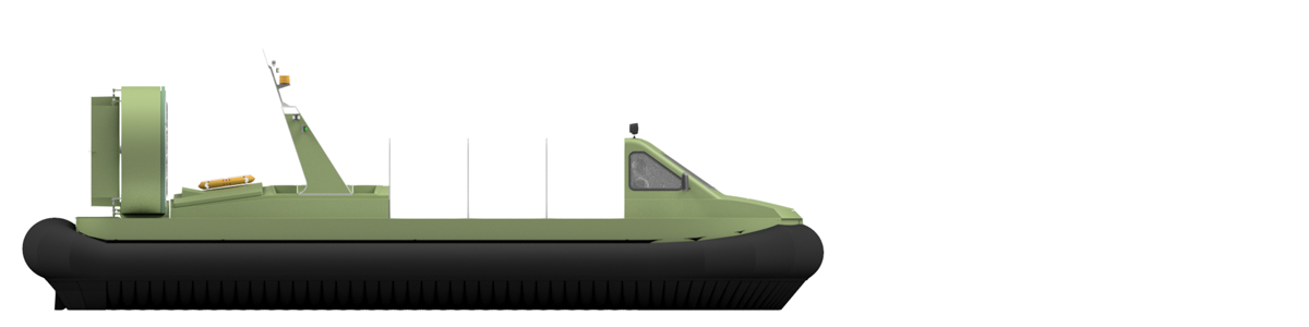 PARMA 15gr high-speed amphibious cargo-passenger air-cushion boat