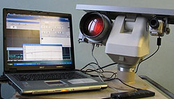 Scanning pyrometer