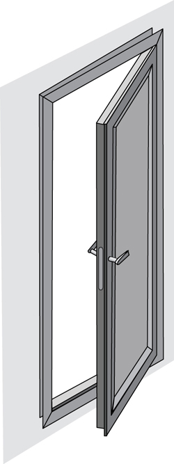Doors for ships of the inner contour