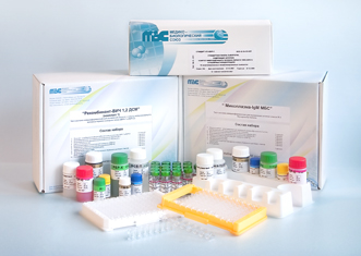 Reagent kits for enzyme immunoassay