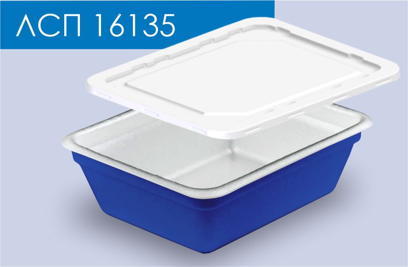 Laminated tray for instant food