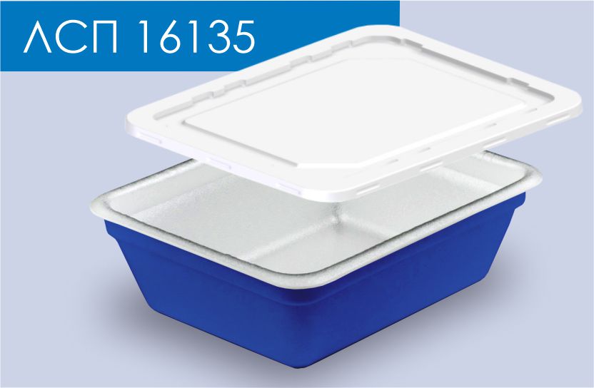 Laminated tray for instant food