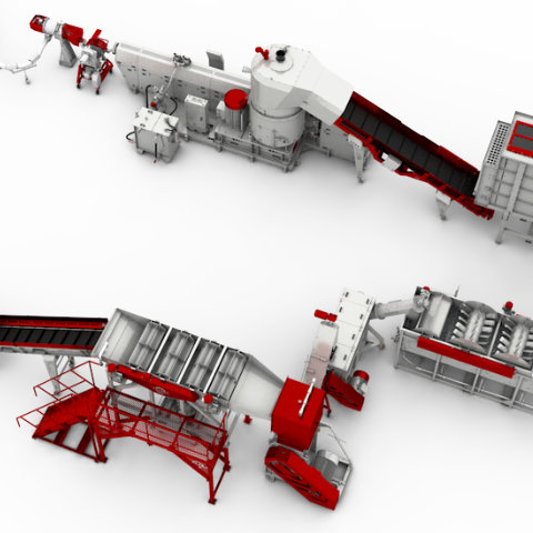 Film Recycling Line with a capacity of 1000 kg / h