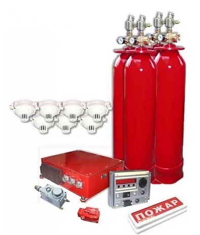 Fire extinguishing system Raduga-5MG