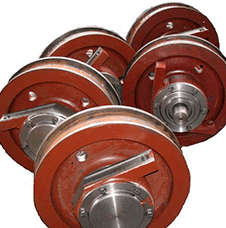 Crane wheel assembly