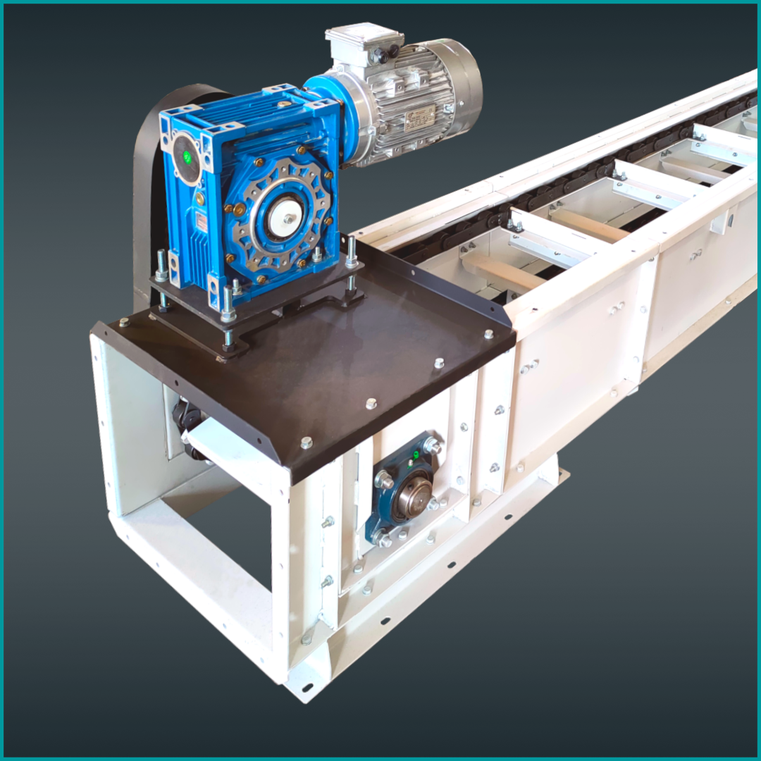 Скребковый цепной транспортер