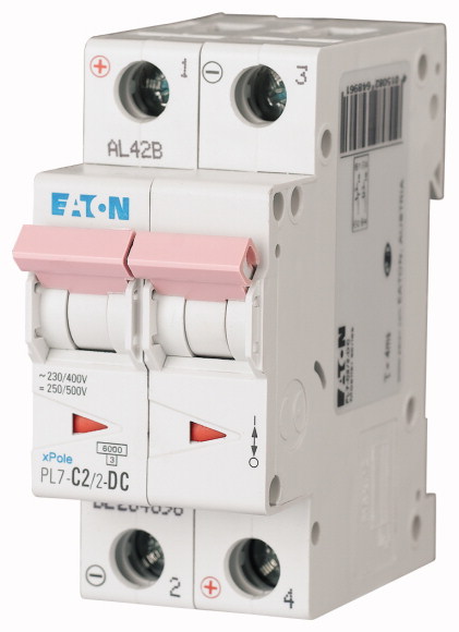 Автоматический выключатель MOELLER / EATON PL7-C2/2-DC